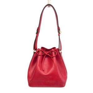 Louis Vuitton Epi Petit Noe M44107 Women's Shoulder Bag Castilian Red